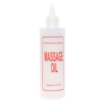 Imprinted Nail Solution Bottle - Massage Oil 8oz