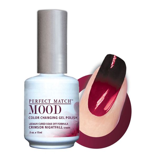 Perfect Match Mood Gel Polish Crimson Nightfall - MPMG18