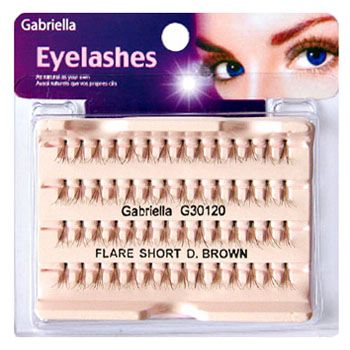 Gabriella Flare Eyelash - Short Brown