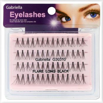 Gabriella Flare Eyelash - Long Black