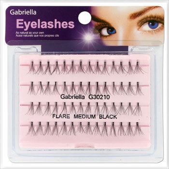 Gabriella Flare Eyelash - Medium Black