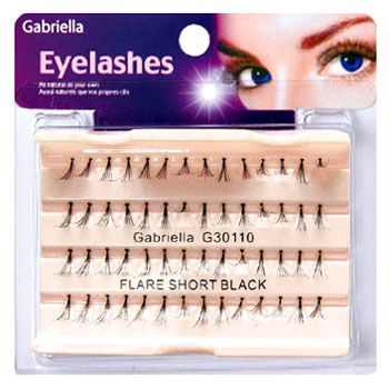 Gabriella Flare Eyelash - Short Black