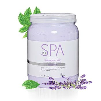 BCL SPA Lavender & Mint Massage Cream 64oz