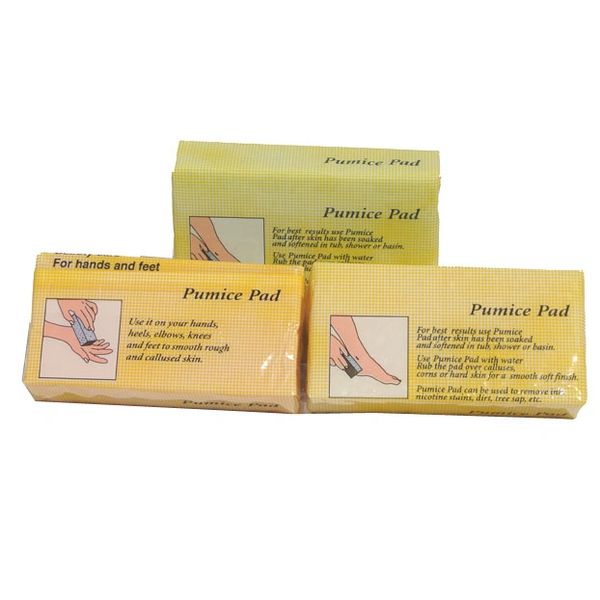 Assorted Pumice Pads Short 24/box