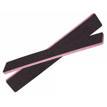 Jumbo Nail File Black - Pink Center 50/pack