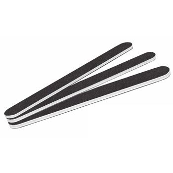 Nail File Black - White Center 50/pack