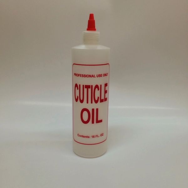 Empty Bottle 16oz Cuticle Oil