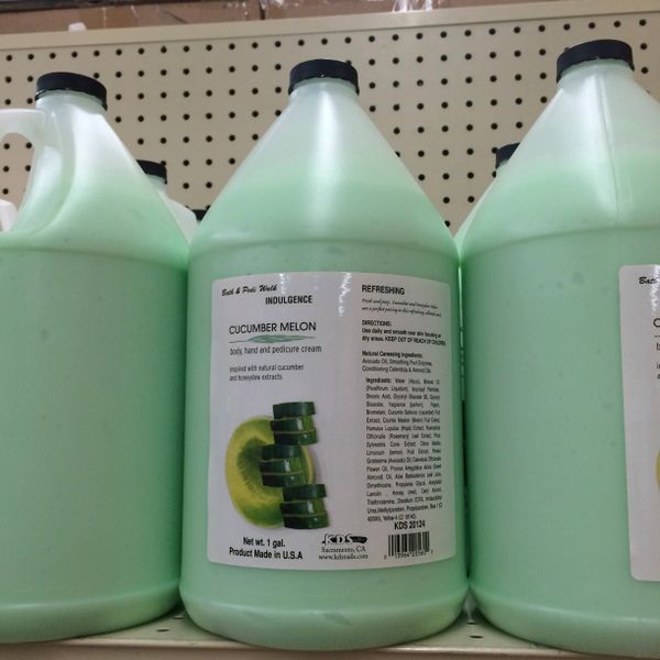 Indulgence Lotion Gallon_ Cucumber Melon