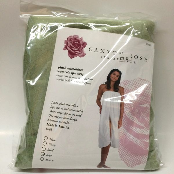 Canyon Rose Spa Wrap_ Plush Microfiber