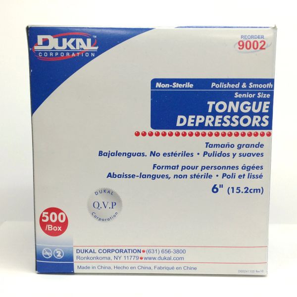 Dukal Spa_ Tongue Depressors