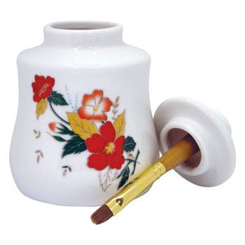 Cuticle Oil Jar with Brush - Large