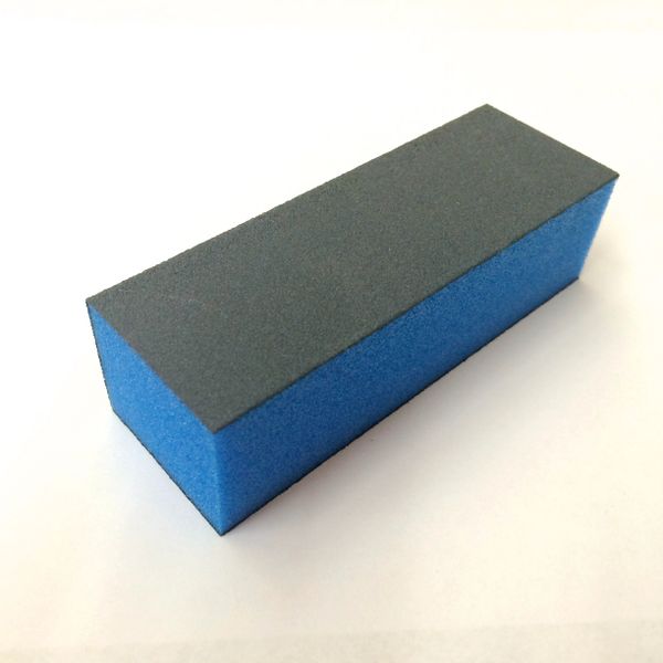 Buffer_ Blue with Black Grit