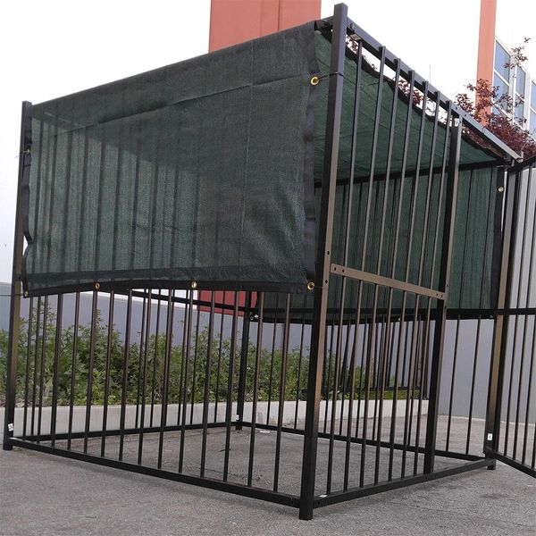 Kennel shade outlet screens