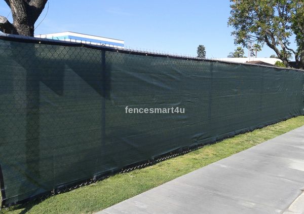 Fence Privacy Screen Windscreen Cover Fabric Shade Tarp Netting 5' x 50' Black