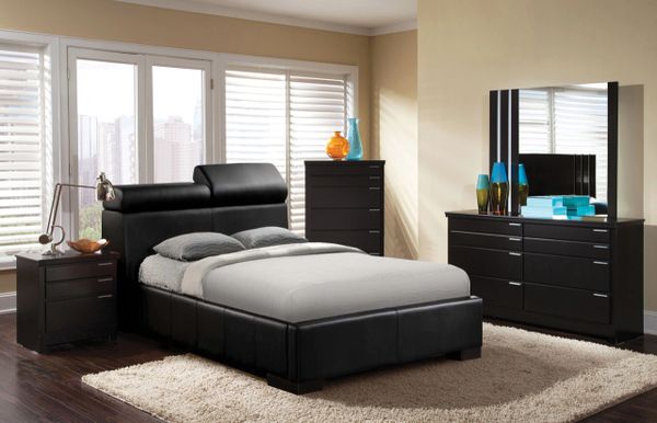 Valencia King Bedroom Set King Bed Dresser Mirror And Nightstand