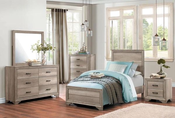 Lonan Twin Bedroom Set Twin Bed Dresser Mirror And Nightstand