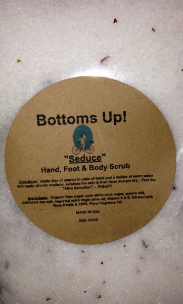 "Seduce" All Natural Pure Oil Infused Hand Foot & Body Scrub 8 oz