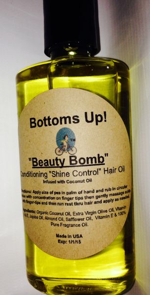 "Beauty Bomb" Conditioning "Shine Control" Hair Oil 4oz
