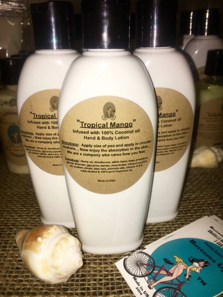 "Tropical Mango hand and Body Lotion 4 OZ