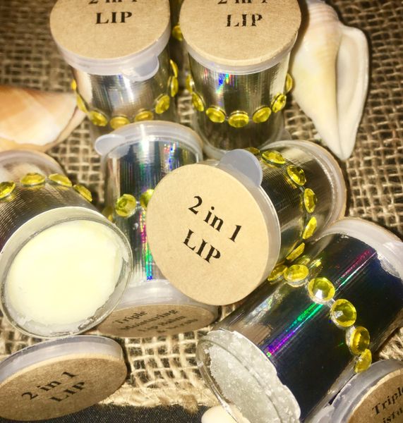 "Our Limited Edition" 2-in-1 Lip Combo of our #1 TROPICAL MANGO LIP BALM AND SCRUB