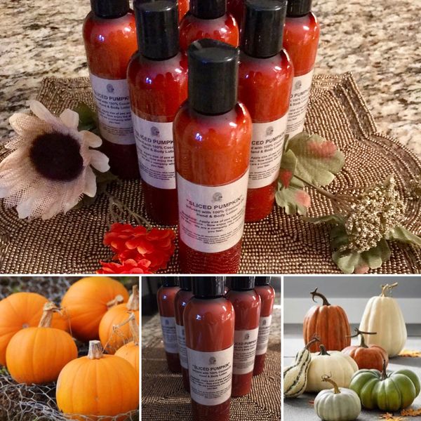 "Slice of Pumpkin" oil infused Hand and Body Lotion 6 OZ