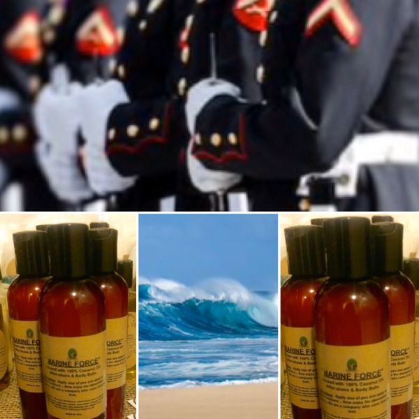 "Marine Force" Men's After-Shave and Body Balm 4 0z