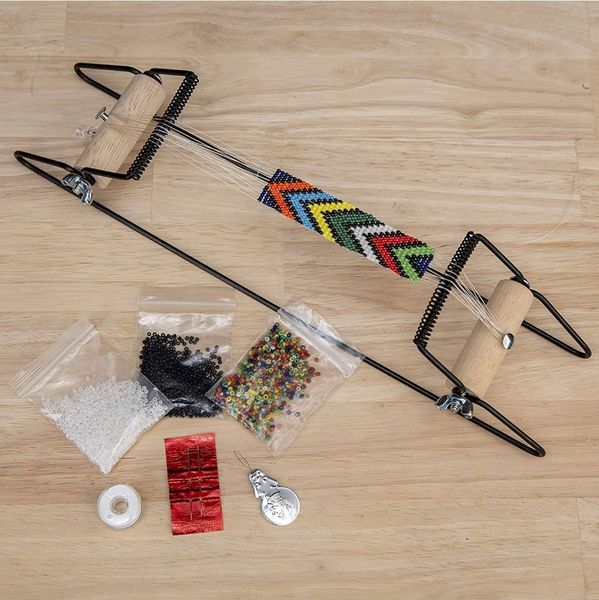 metal bead loom kit weaving beading