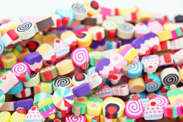 Heishi Beads Neoprene Multicolored Sweets B 10mm | One 15