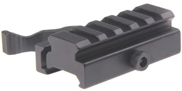 Quick Release 5 Slot Weaver Rail Riser Mount Fits 20mm Weaver ...