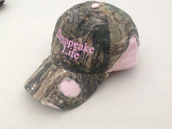 Girls pink camo store hat