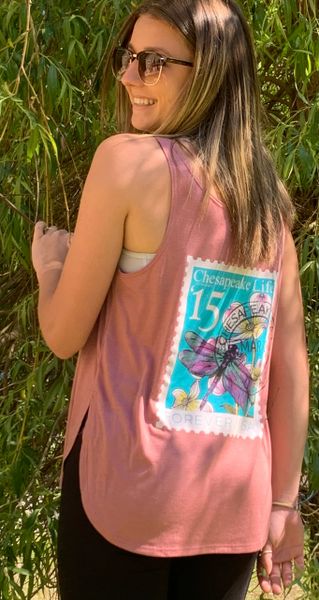 Dragonfly Stamp Tank Top