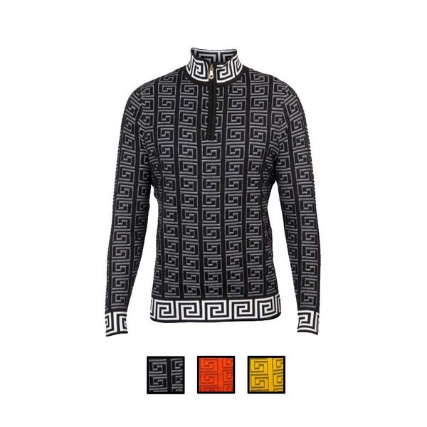 Download Prestige Half Zip Mock Sweater 210 | Cellini Uomo | Mauri ...