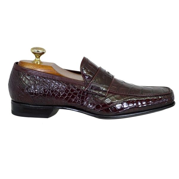 caporicci alligator loafer