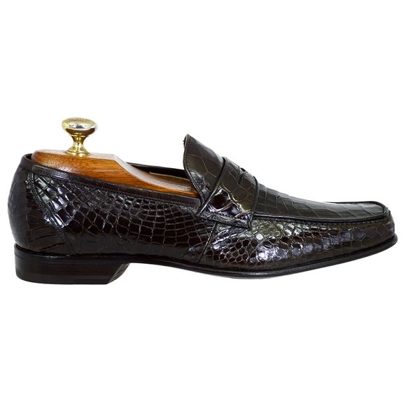 caporicci alligator loafer