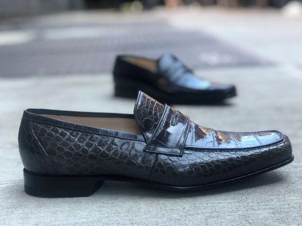 caporicci alligator loafer