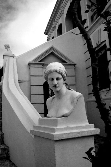 Staircase Statue - St. Croix - Architectural Photography by S&C Design Studios