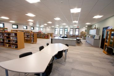 Maynard Community Library. Iowa Architectural Photography by S&C Design Studios