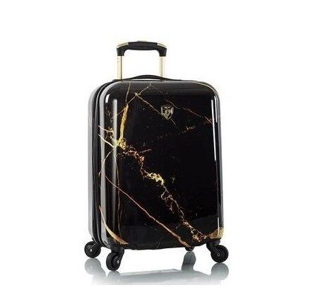 Heys Portoro Black Marble 21" Carry On Spinner Luggage