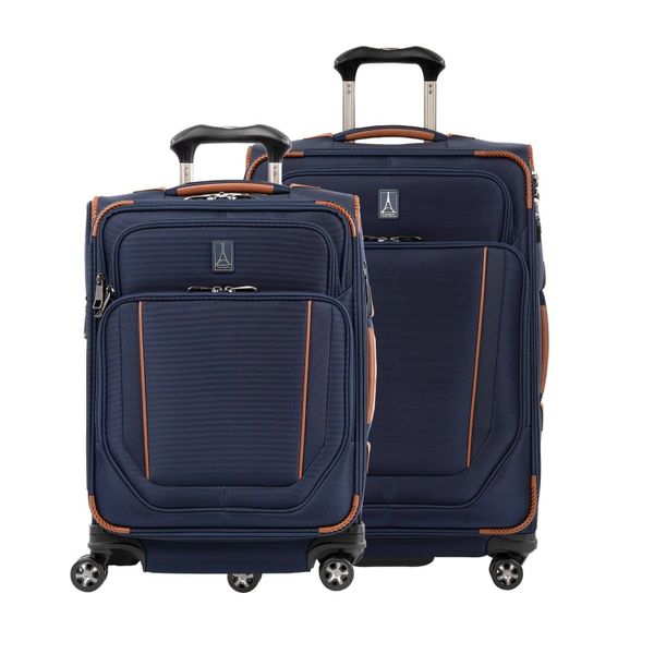 Travelpro Versapack 2 Piece Carry On, Medium Expandable Spinner Luggage Set - Patriot Blue