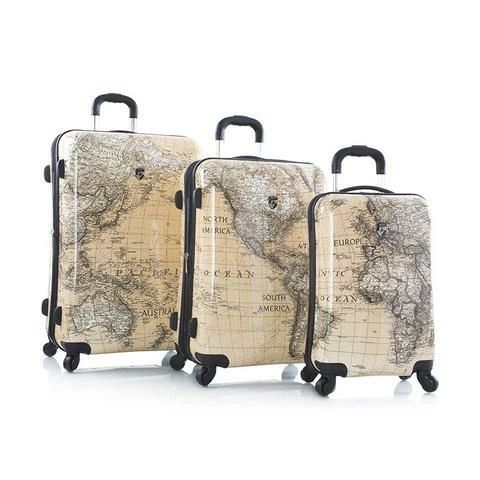 Heys Classical World 3 Piece Hardside Spinner Luggage Set