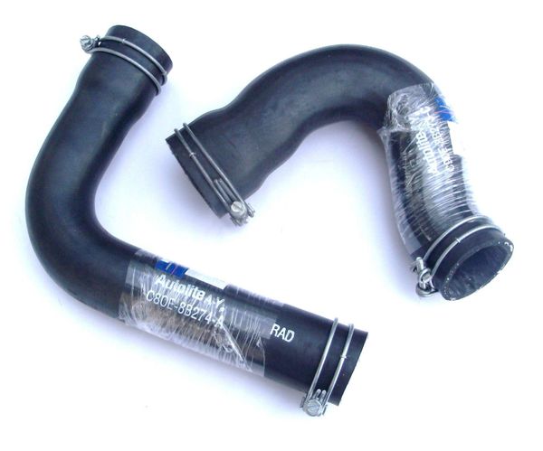 Radiator Hose Set 1969 428 Cobra Jet Fairlane Torino w/ Stapled Clamps CONCOURS