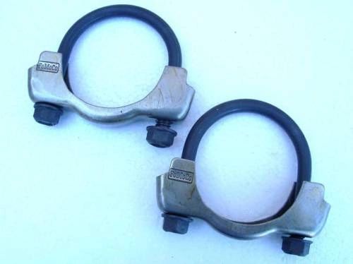 2 1/4 Exhaust Pipe Clamps 1968-1970 Mustang Cougar Shelby Torino Boss Cobra Jet