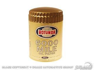 Rotunda Gold 6000 Mile Oil Filter Ford Lincoln Mercury Mustang Comet Fairlane