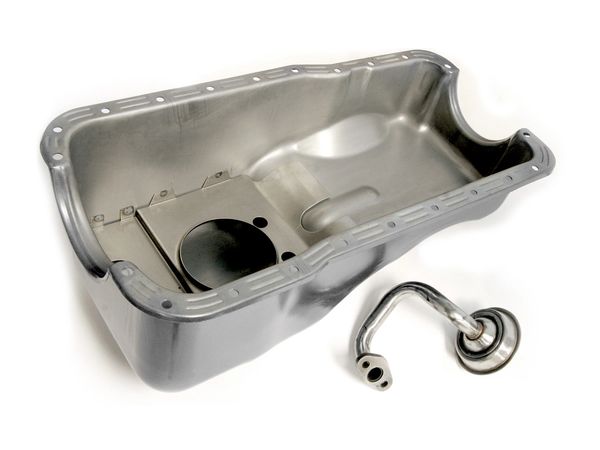 1965-73 Mustang Oil Pan, Baffle, & Tube Kit (Oil Pan, baffle, and tube - fits 260/289/302)- 1969/1970 Boss 302 Style