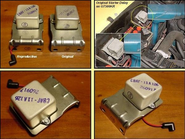 1968 Shelby GT500KR and 1968½ Cobra Jet Mustang Starter Delay