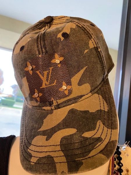 Designer sales camo cap