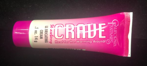 Crave Heat Lubricating Cream, 5 Tubes - Strawberry Flavor Heat for the Warming Tingle Arousal, Made in USA - Adult Novelties