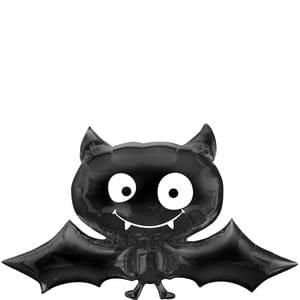 Halloween Bat Shape Foil Balloon, 41in - Halloween Decorations