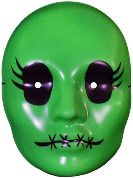 *Tragedy Girls - Sadie Cunningham Green Vacuform Mask - After Halloween Sale - Trick or Treat Studios