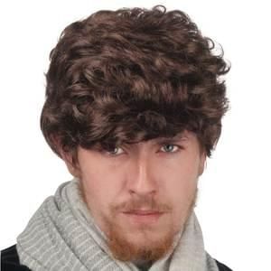 Curly Brown Wig Accessory - Purim - Halloween Spirit - under $20